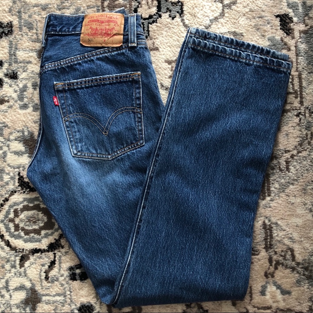 Classic Straight Legged Levi 501 Jeans
